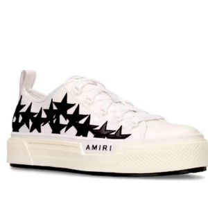 Amiri: stars court canvas low top sneakers